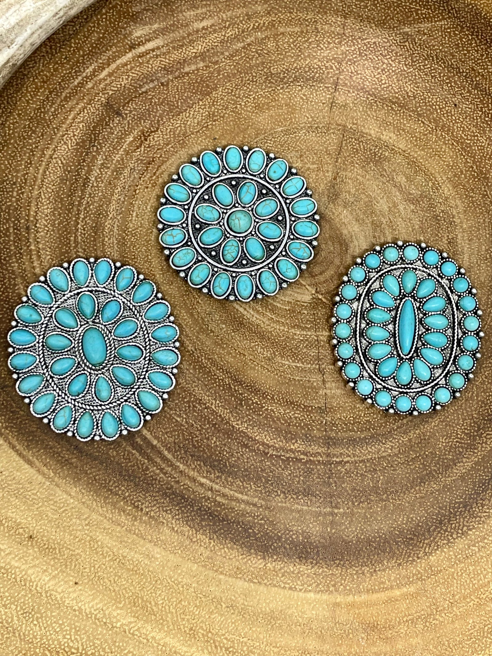 Calistoga Fashion Turquoise Cluster Adhesive Charm