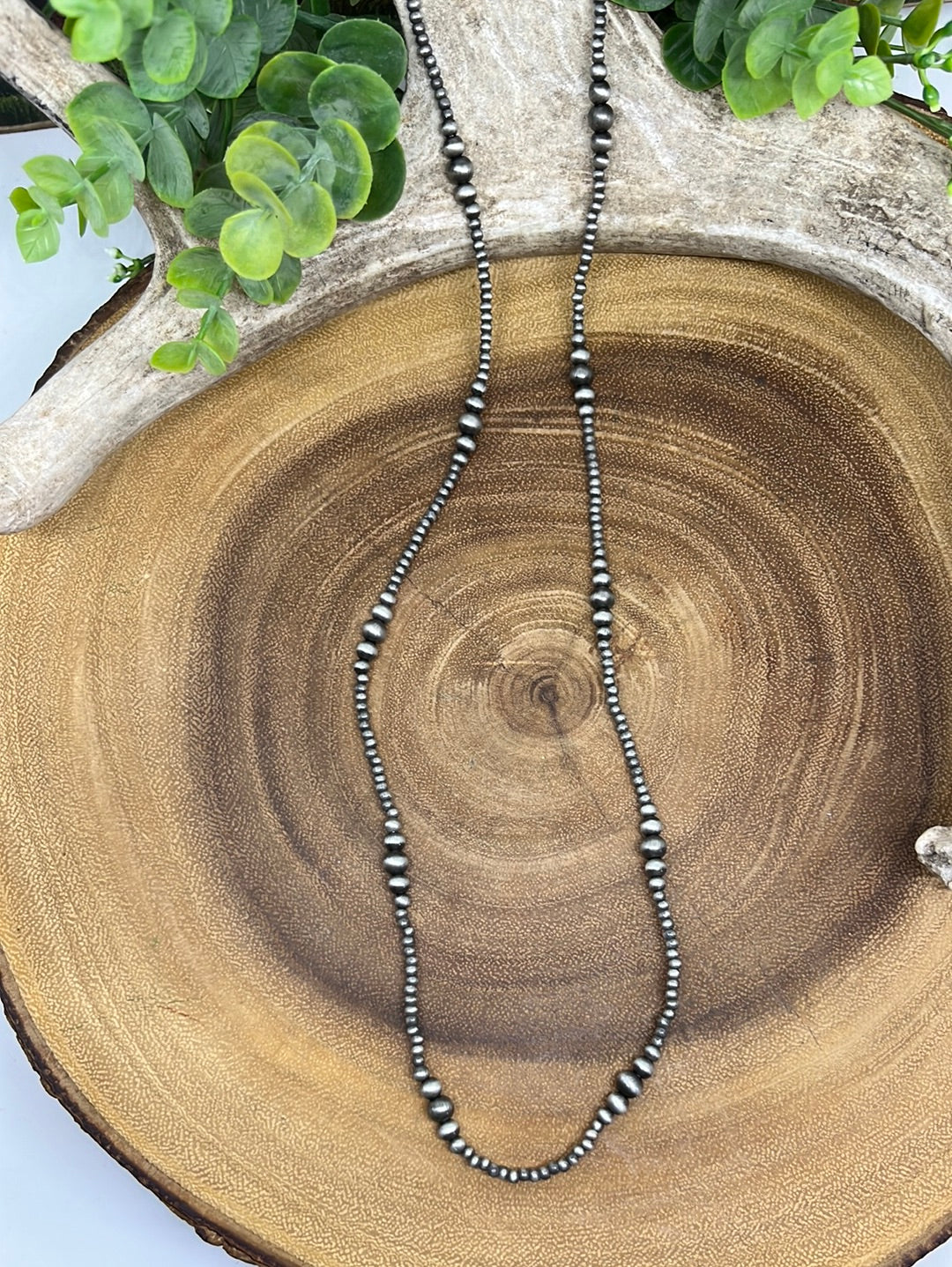 Kanuti 2mm Varied Fashion Navajo Necklace - 32"