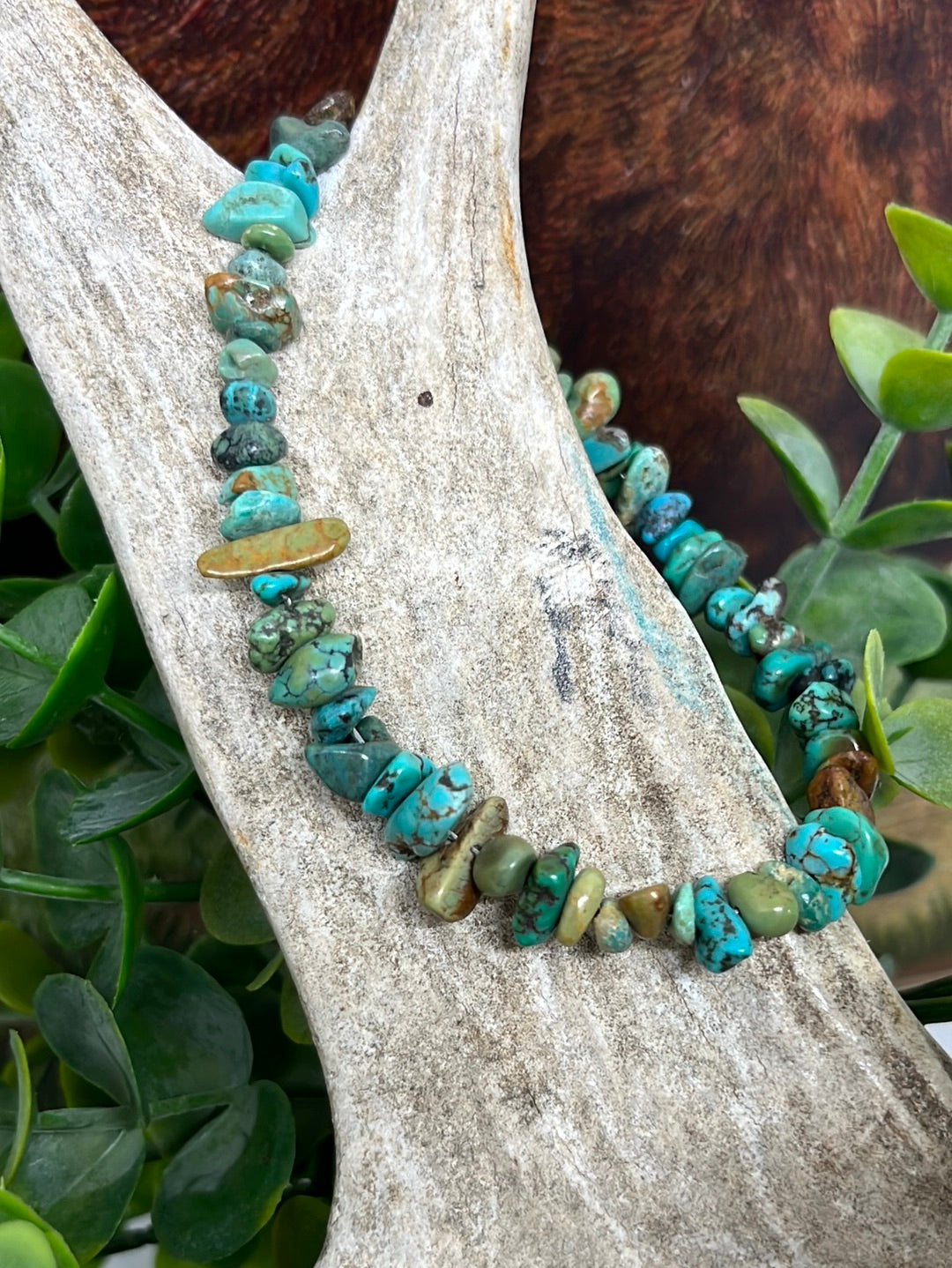 Airy Tumbled Turquoise Sterling Bracelet