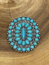 Calistoga Fashion Turquoise Cluster Adhesive Charm