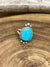 Iva Sterling Turquoise Teardrop Ring - size 6.5