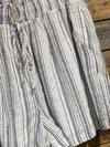 Cotton Boho Striped Lined Shorts
