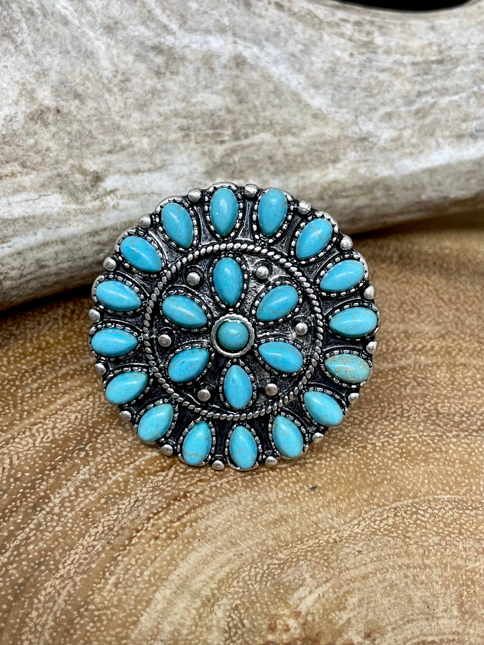 Diablo Fashion Turquoise Cluster Cabinet/Drawer Knob