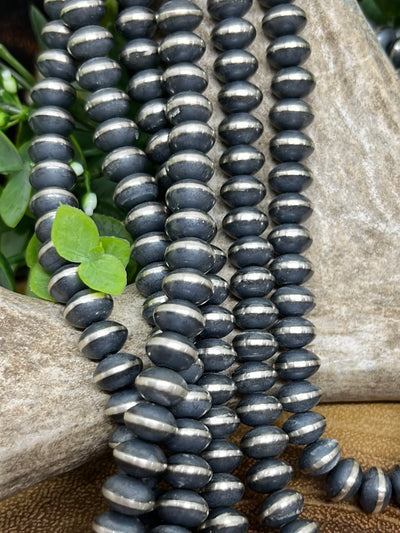 Arrowwood Sterling 9mm Navajo Saucer Necklace