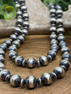 Serenity 12mm Navajo Pearl Necklace With Saucers