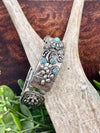 Lance Fashion Silver, Turquoise & Navajo Stretch Bracelet