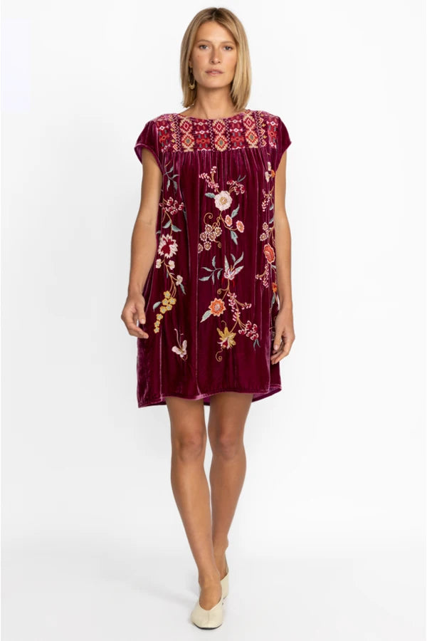 Johnny Was Suki Petal Sleeve Tunic Dress