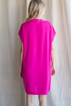 Dally Dress - Hot Pink