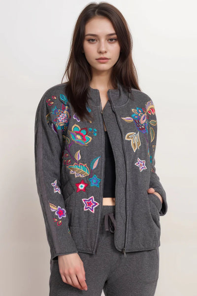 Johnny Was Ethal Dolman Quilted Jacket