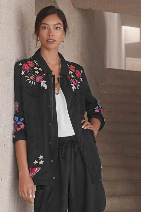 Mika Paris Drawstring Military Jacket