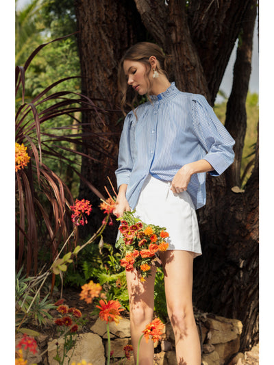 Lilly Blue Striped Top