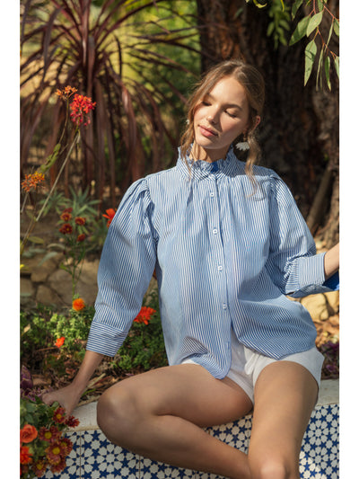 Lilly Blue Striped Top