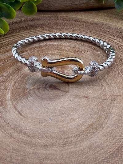 Assorted Stainless Steel Rhinestone Bracelets