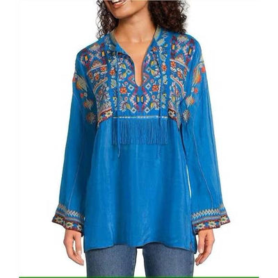 Johnny Was Karen Coriander Tunic