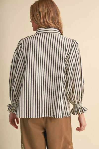 Striped Smock Shirt