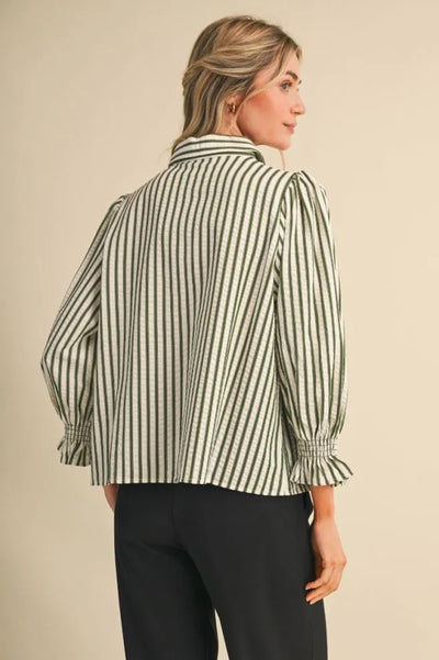 Striped Smock Shirt