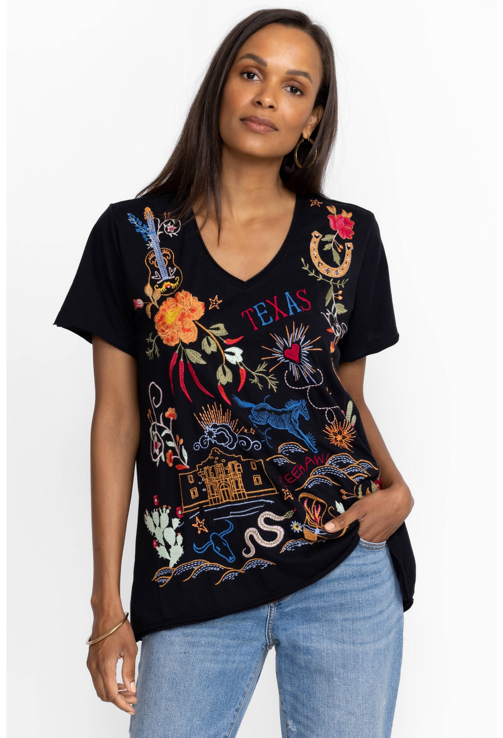 Johnny Was Texas Everyday Tee