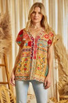 Marigold Embroidered Blouse
