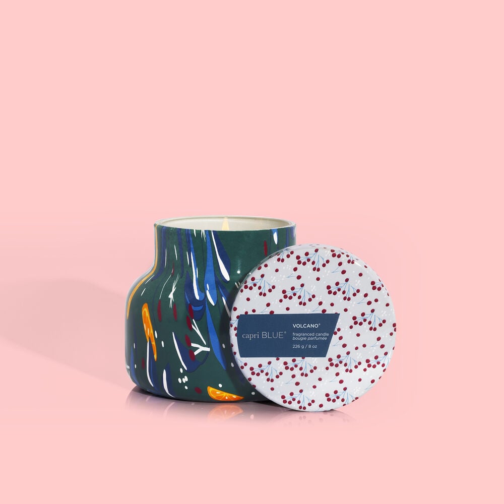 Holiday Pattern Play Petite Volcano Jar Candle 8oz
