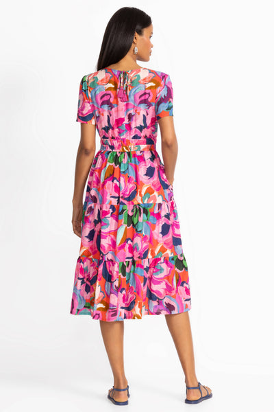 Johnny Was Ambre Ruffle Sleeve Dress