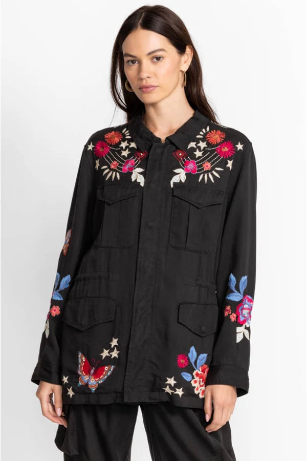 Mika Paris Drawstring Military Jacket