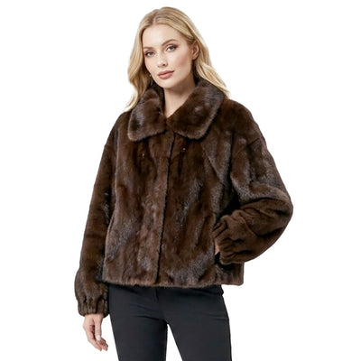 Leopard or Coffee Fur Short Coat