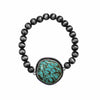 0022BOS Fashion Bracelets Turquoise Stretch Bracelet