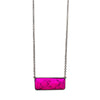 0022BOS fashion necklace Barrett Bar Necklace - Pink