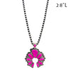 0022BOS Fashion Necklaces Ballard Naja Pendant Necklace - Pink
