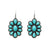 Fashion Turquoise Cluster Earrings