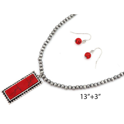 Through The Looking Glass Vertical Bar Fashion Necklace