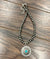 Cassidy 8mm Fashion Navajo Necklace With Concho Pendant  - Turquoise