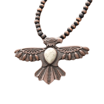 1377YKTrade Fashion Necklaces Flying High Copper Thurnderbird Necklace