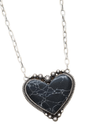 1377YKTrade Fashion Necklaces Heart of Texas Pendant Necklace - Black