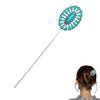 Bristol Fanned Turquoise Long Hair Pin
