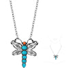 Nature's Way Dragonfly Necklace - Multi