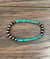 Karnes Navajo & Turquoise Bead Stretch Bracelet