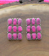 Pebbles Stacked Stone Post Earrings