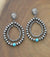 Slidell Concho Post Double Navajo Hoop Earrings - Turquoise