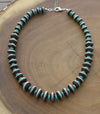 Fashion Silver & Turquoise Saucer Necklace