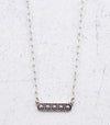 Starry Night Fashion Link Chain with Bar Pendant