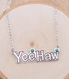Big YeeHaw Fashion Link Chain Necklace - Turquoise