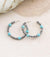 Mission Fashion Turquoise & Navajo Hoop Earrings