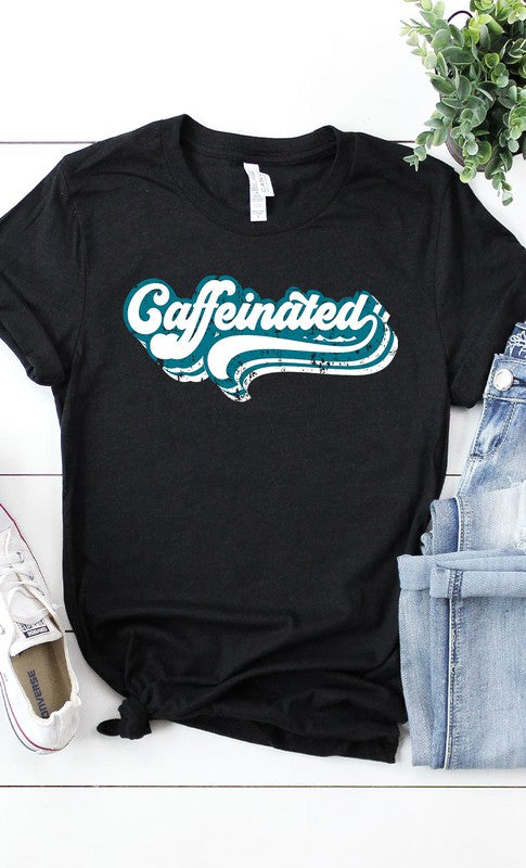 Retro Caffeinated Graphic Tee