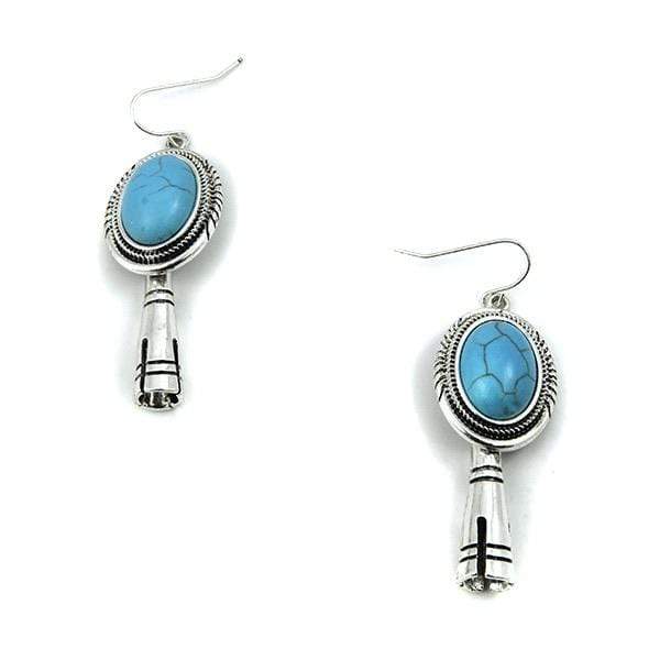 8377SWTrade Fashion Earrings Blossom Fashion Turquoise Earrings
