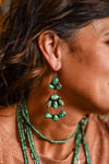 Sea of Green Turquoise Heishi Bead Necklace & Bracelet