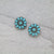 Fashion Turquoise Zuni Clip Earrings