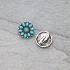 Fashion Turquoise Zuni Clip Earrings
