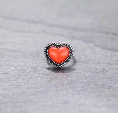 Fashion Stone Heart Ring
