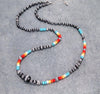 Haley 32" Fashion Navajo & Bead Necklace - Multi